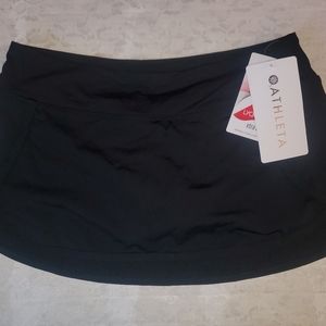 Athleta Kata Swim Skirt Black XS
